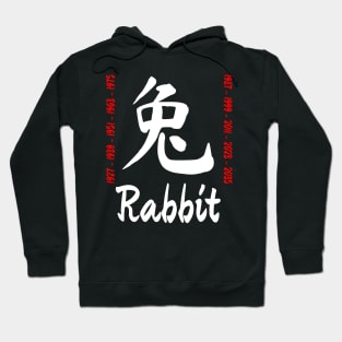 Year of the rabbit Chinese Character Hoodie